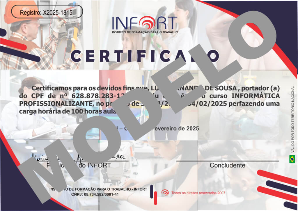 Imagem do Certificado